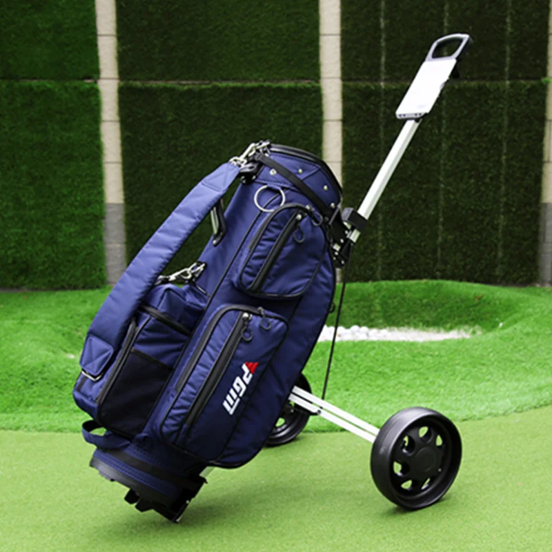 JayCreer-Portable Folding Golf Pull Cart, 2 Wheels