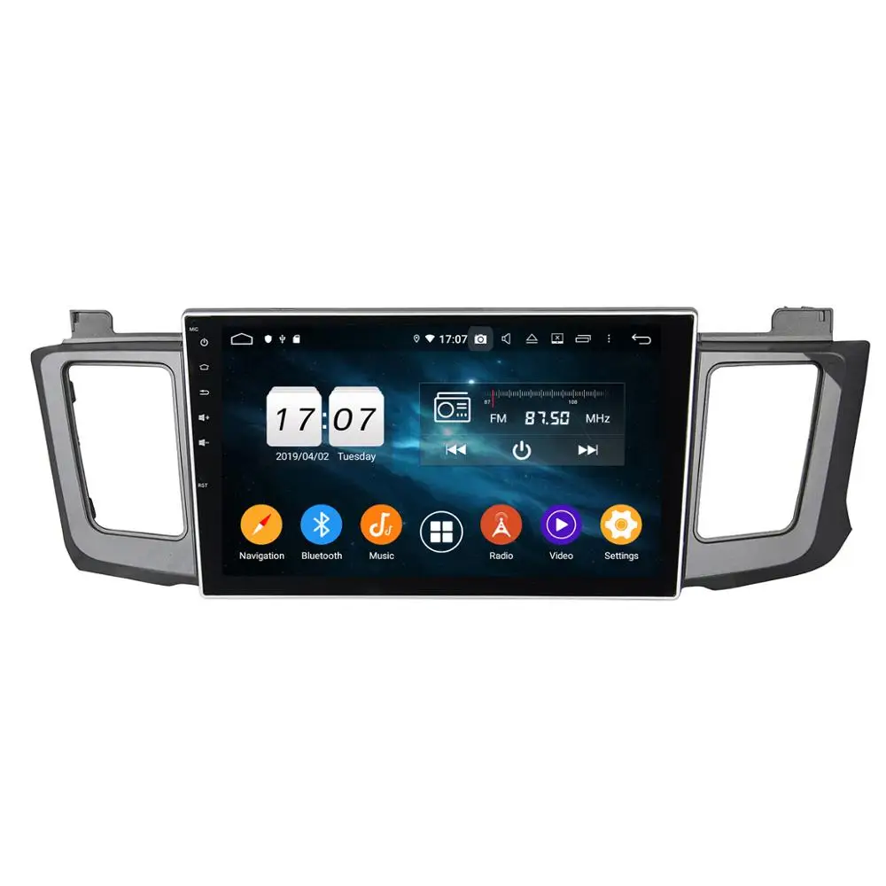 Cheap Android 9 With DSP For TOYOTA RAV4 2012-2015 Full Touch Car radio video player Multimedia GPS navigation accessories Sed 4