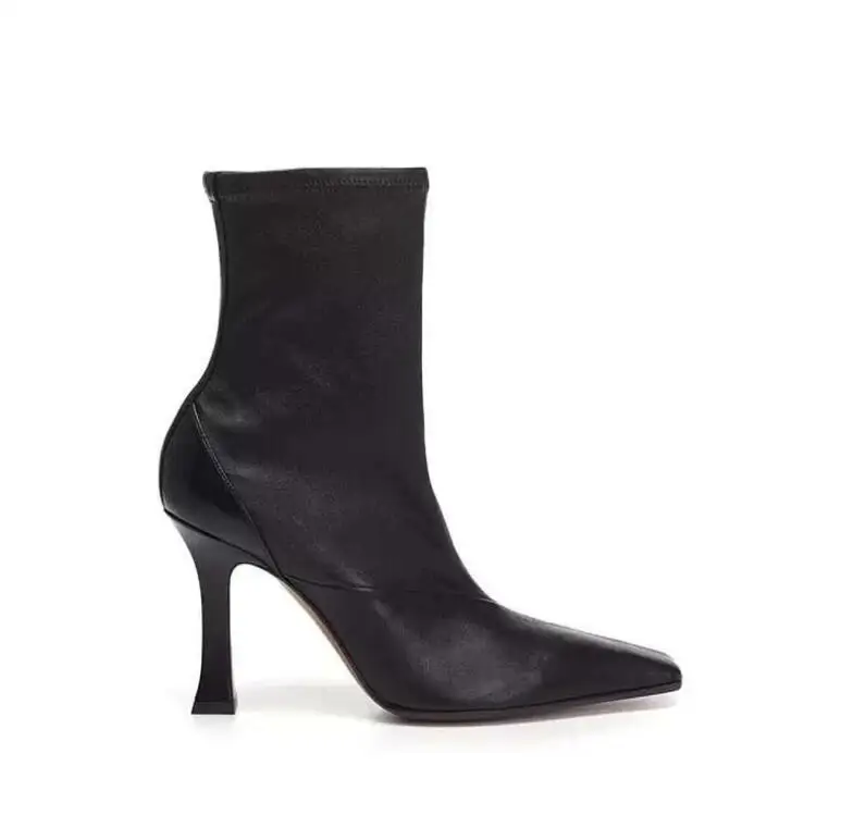 Boussac encaje hasta remaches Martin Botas Mujer punta redonda tobillo Botas para Mujer zapatos cortos de felpa de invierno muje - Цвет: Single