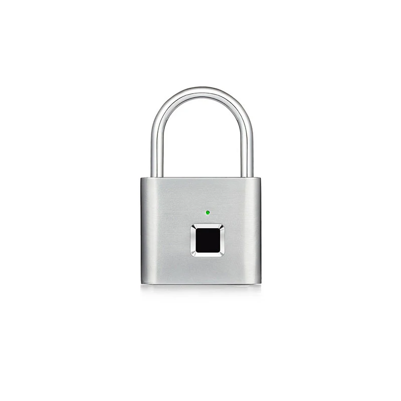 USB Перезаряжаемый дверной замок с защитой от отпечатков пальцев, Умный Замок без ключа, быстрая разблокировка, металлический саморазвивающийся чип из цинкового сплава