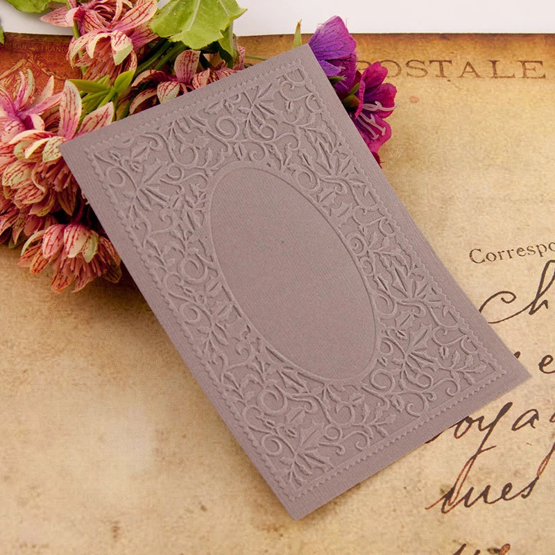 Lace Oval Embossing Folder 2