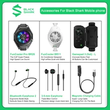 Black Shark FunCooler Pro BR20 FunCooler BR11 Gamepad 3 (Set) - L Bluetooth Earphone 2 3.5mm Earphone Magnetic Charging Cable