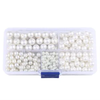 

Glass Beads Jewelry Accessories Glass Imitation Pearl Beads Loose Beads A Box Combination Jewelry Pendant Production Beads