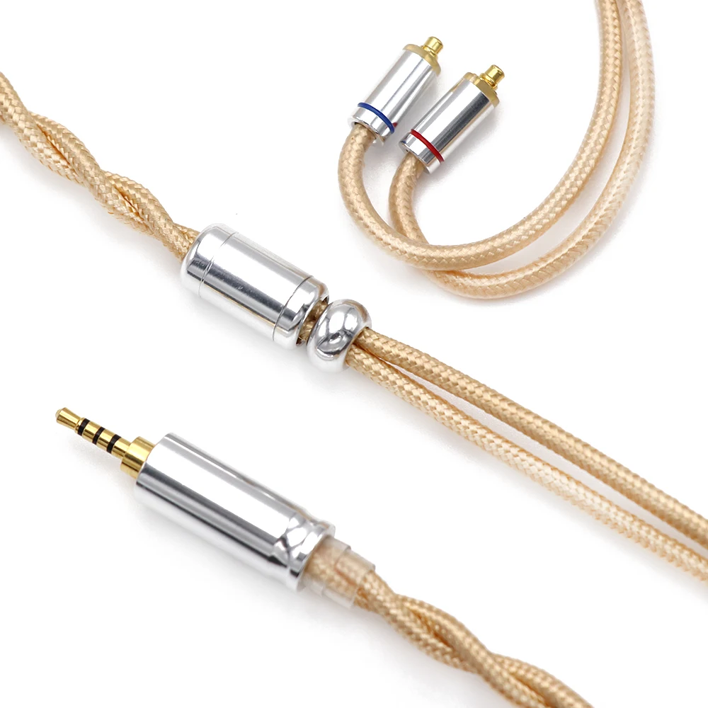 2.5mm MMCX Linsoul LSC08 6N OCC монокристаллический медный HiFi кабель для наушников 2pin MMCX - Цвет: 2.5mm MMCX
