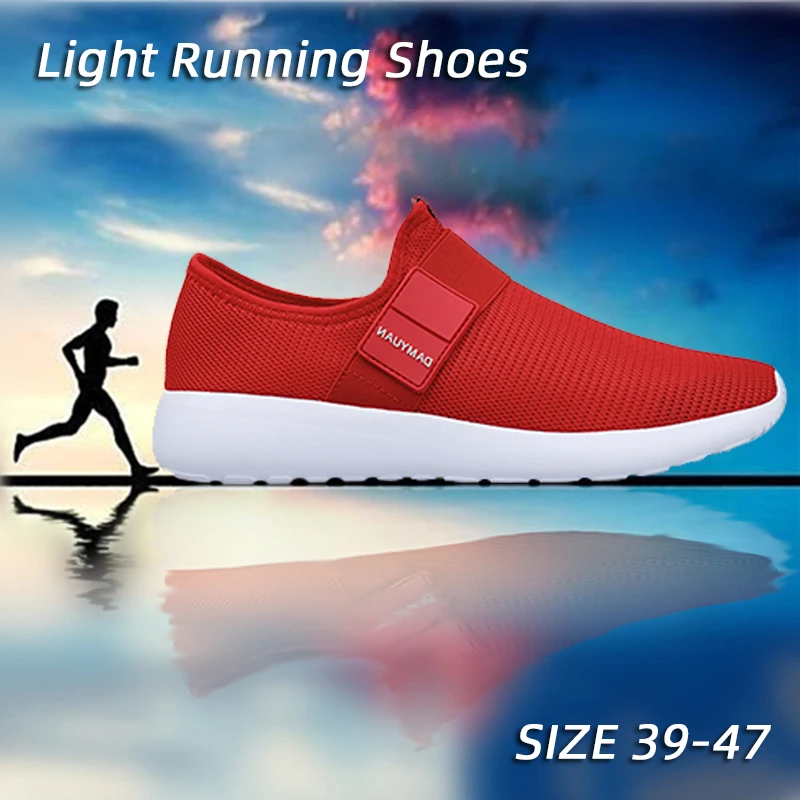 Skup 2019 męskie buty na co dzień Mesh lekkie oddychające sportowe buty do biegania moda wygodne buty do chodzenia Man Flats Sneakers