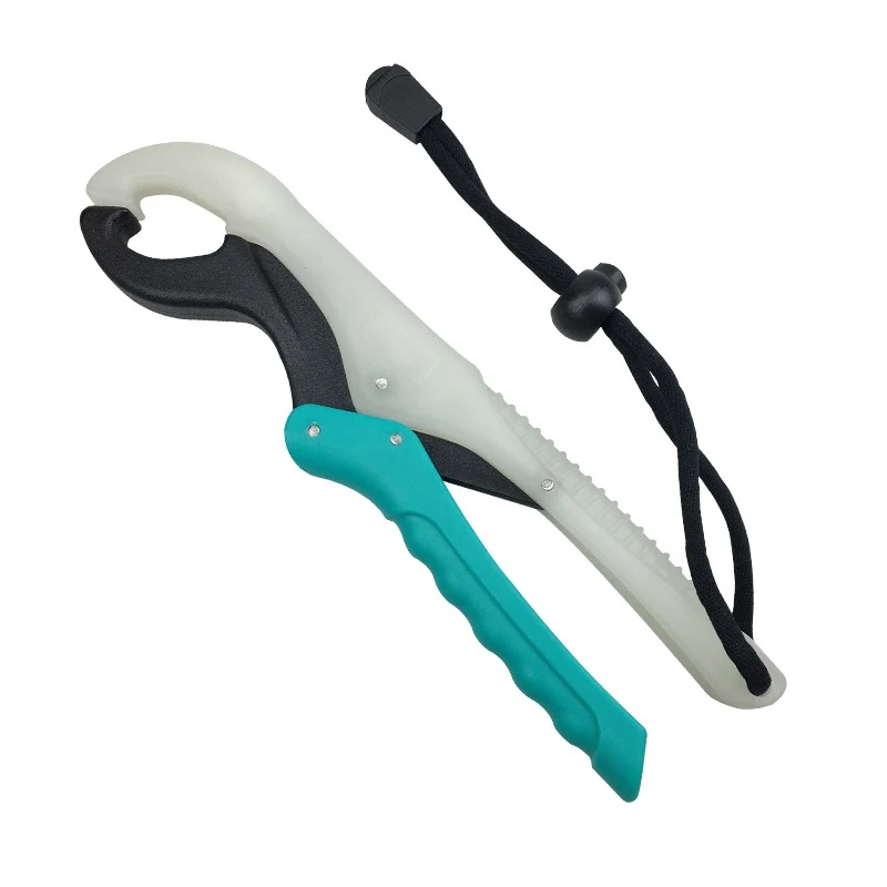 

Practical Fishing Gripper Luminous Fish Grabber Plier Controller Floating Fishing Lip Grip Fish Clamp Holder With Lanyard New