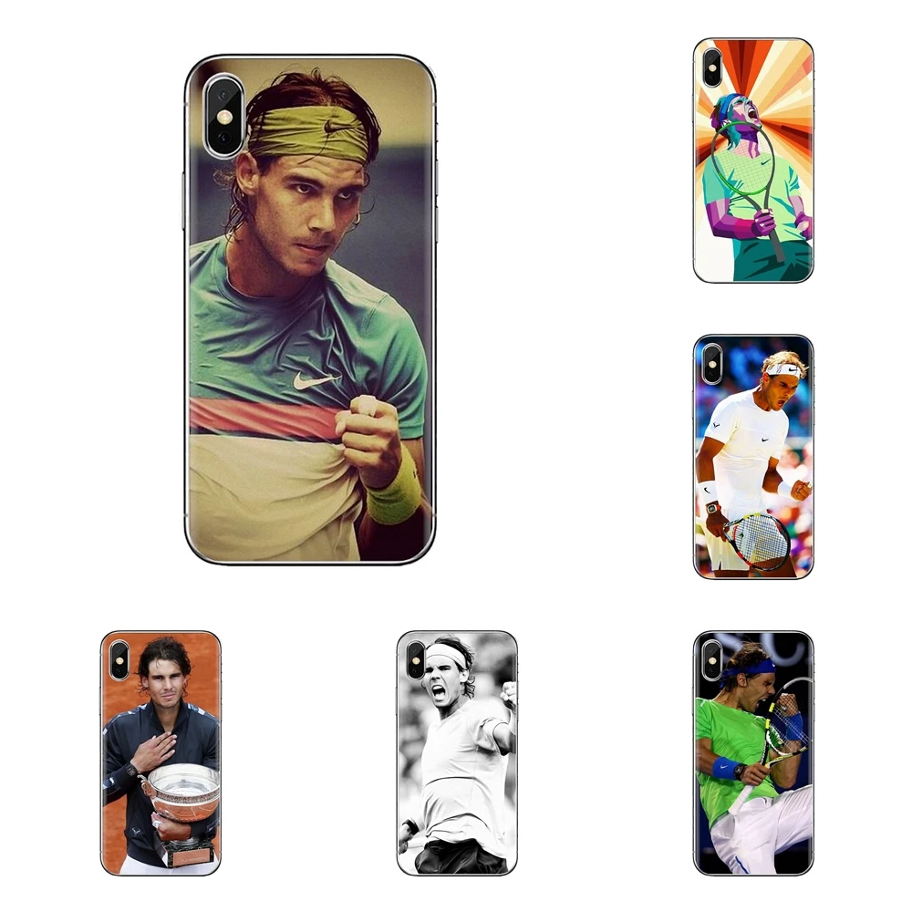 Spain Rafael Nadal Parera Tennis Transparent TPU Shell Covers For Samsung Galaxy A3 A5 A7 A9 A8 Star A6 Plus 2018 2015 2016 2017 |