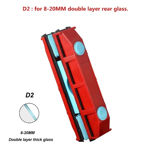 D2 For 8-20mm Glass Очиститель для окон магнитный очиститель стекла кисти инструменты домашнего использования для одного/двойного/трехслойного стекла окна - Цвет: D2 For 8-20mm Glass