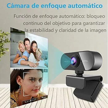 

Video Conference Live Streaming Web Camera with Microphone 1080P HD USB Webcam Widescreen Video Work Home Accessories