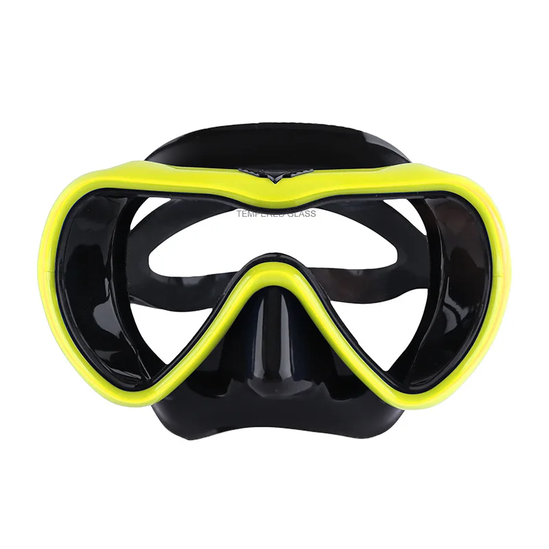 Silicone Scuba Dive Mask Big View，Anti-Fog UV Use for Swimming ，Diving Snorke for Water Sports Snorkeling Equipment
