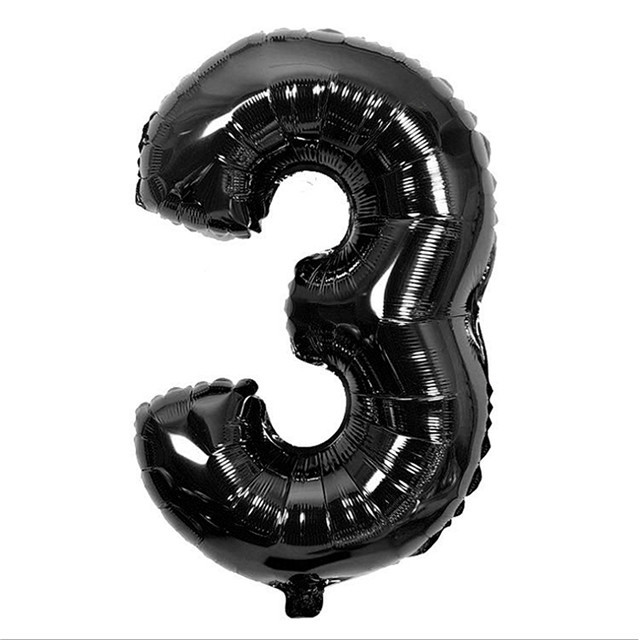 Number Balloon Happy Birthday Decoration Digital Balloons Wedding Foil Balloons Christmas Gift Decoration Balloons Party