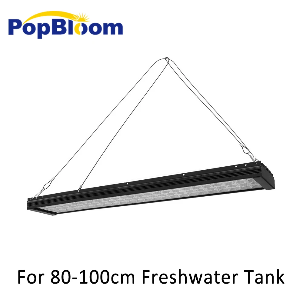 

PopBloom freshwater aquarium led lighting led lamp for freshwater best for 90-100cm fish tanks with arm mounting kit FI7BP1