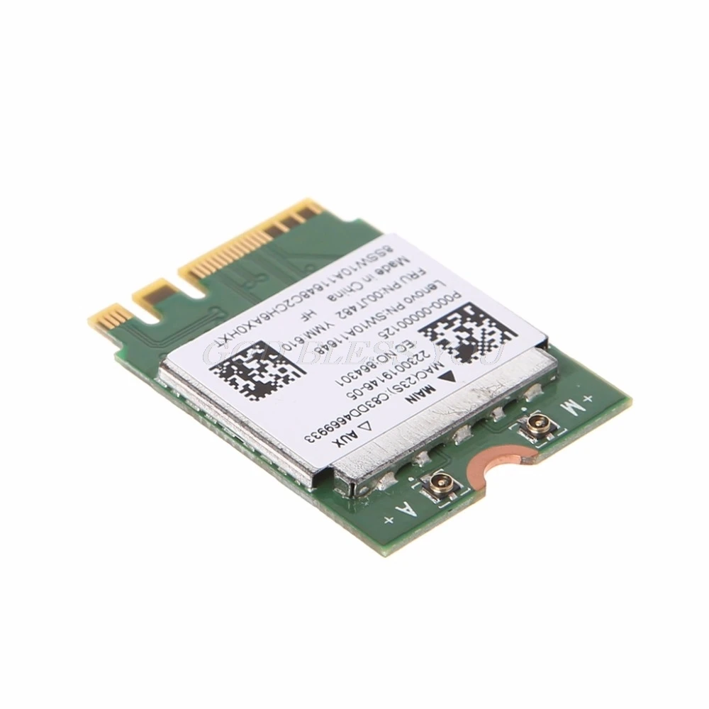 Новые Двухдиапазонные 2,4+ 5 ГГц 433 м Bluetooth V4.0 M.2 wi-fi/WLAN 802.11ac Беспроводная комбинированная карта для Realtek RTL8821AE