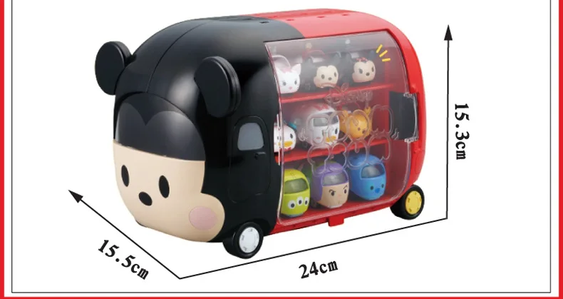 Подлинная TOMY Dome Cardstack Микки Маус Микки DMT сплав автомобиль Q Edition грузовик для хранения ЦУМ