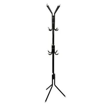 

Silver Clothes Rack Hook Holder Wall Hanger Robe Towel Hat 6 To 12 Bathroon Coat Durable Bedroom Hangers