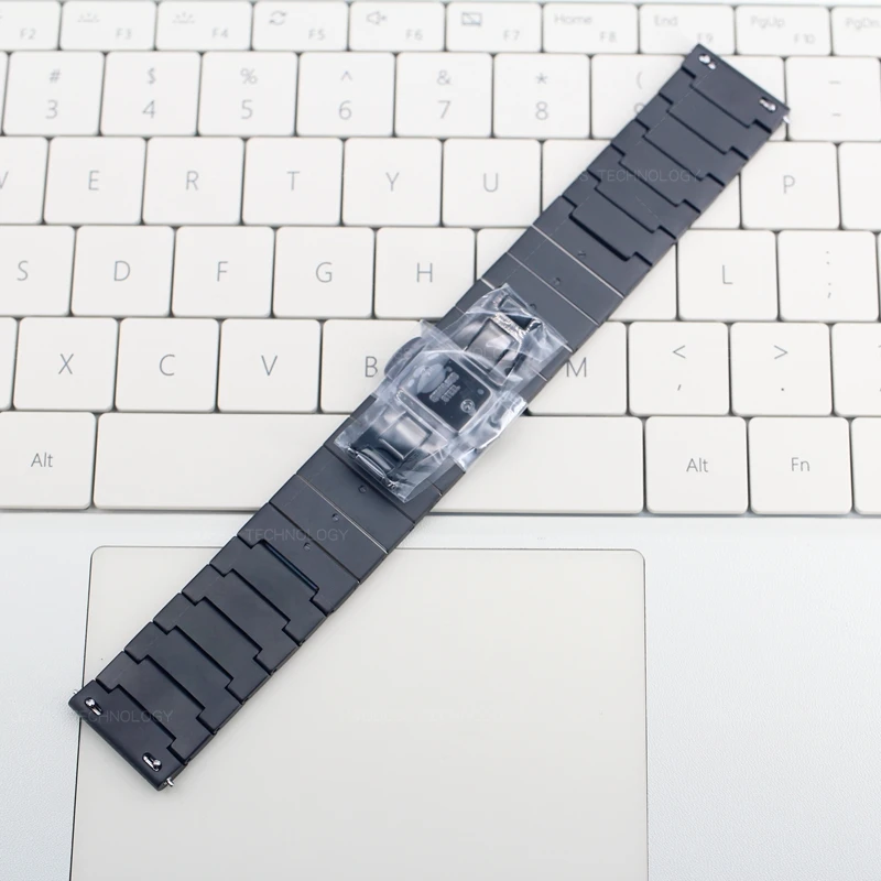 Ремешок из титана и нержавеющей стали для Huawei Watch GT2 46 мм оригинальный серый