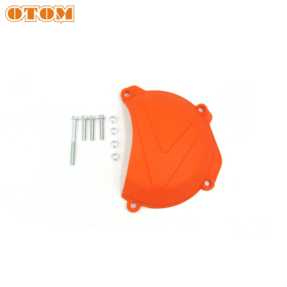 

OTOM новая крышка сцепления мотоцикла для KTM 250 350 XCF SXF HUSQVARNA FC FX FE двигатель питбайка пластиковая оранжевая Защитная крышка