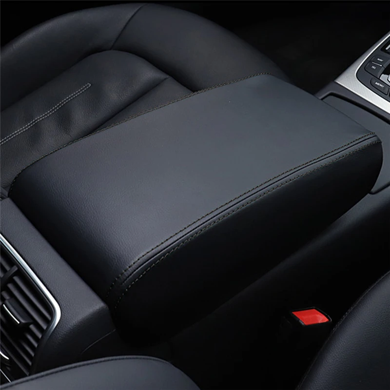 Для Audi A6 C7 2011- уход за автомобилем подлокотник коробка Защитная крышка кожаный коврик подушка аксессуары для интерьера