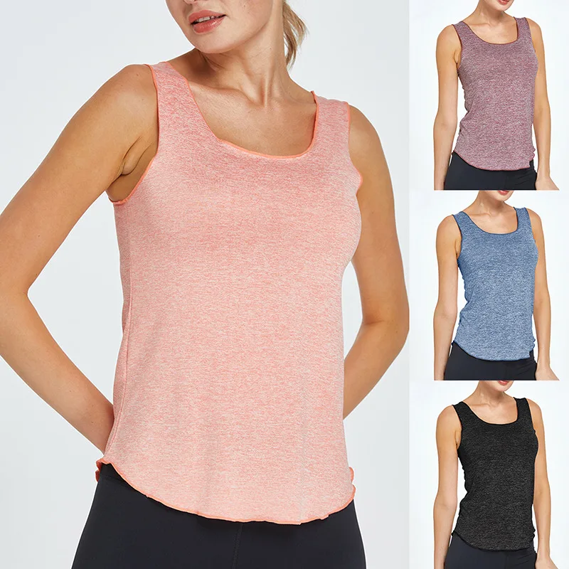 HOT summer Fitness Tank Top New T Shirt Plus Size Loose Model Women T-shirt Cotton O-neck Slim Tops Fashion Woman Clothes Drop