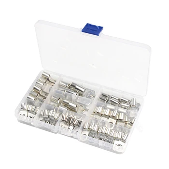 

100Pcs SC Tinned Copper Lug Ring Wire Connectors for Battery Bare Cable Electric Wire Connector Crimp Terminal Set