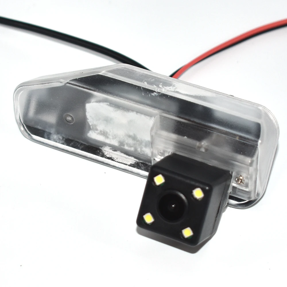 ZJCGO CCD HD Автомобильная камера заднего вида для Lexus IS ES RX XE20 XV40 AL10 220D 240 250 270 300 350 450h - Название цвета: 4-LED