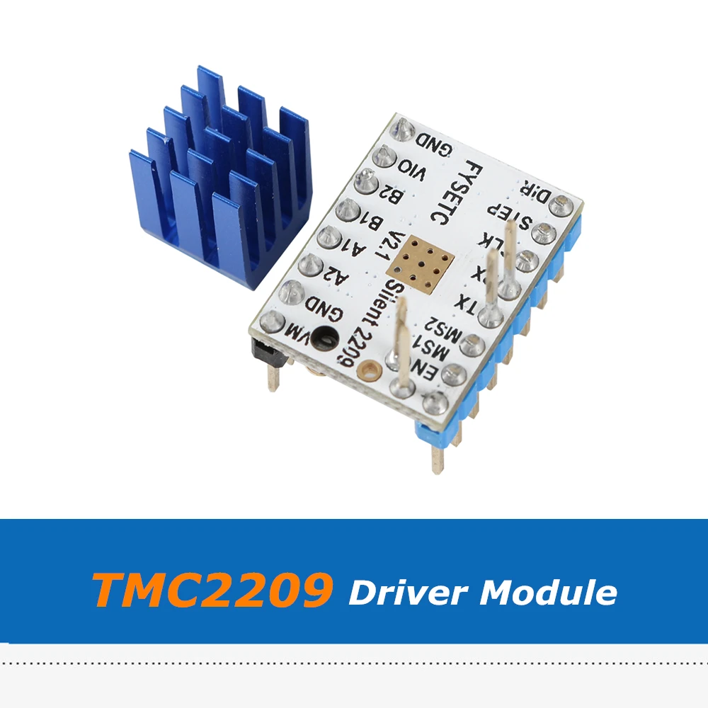 5 шт./лот части 3d принтера V2.1 TMC2209 модуль драйвера шагового двигателя 256 микрошаги для SKR V1.3 32 бит платы