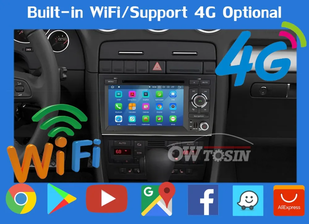 Flash Deal 5 USB Port Android 9.0 PX6/Octa Core Car DVD For Audi A4 2002 2003 2004 2005 2006 2007 Car S4 RS4 8E 8F B9 B7 RNS-E Car Radio 15 Flash Deal 5 USB Port Android 9.0 PX6/Octa Core Car DVD For Audi A4 2002 2003 2004 2005 2006 2007 Car S4 RS4 8E 8F B9 B7 RNS-E Car Radio 15