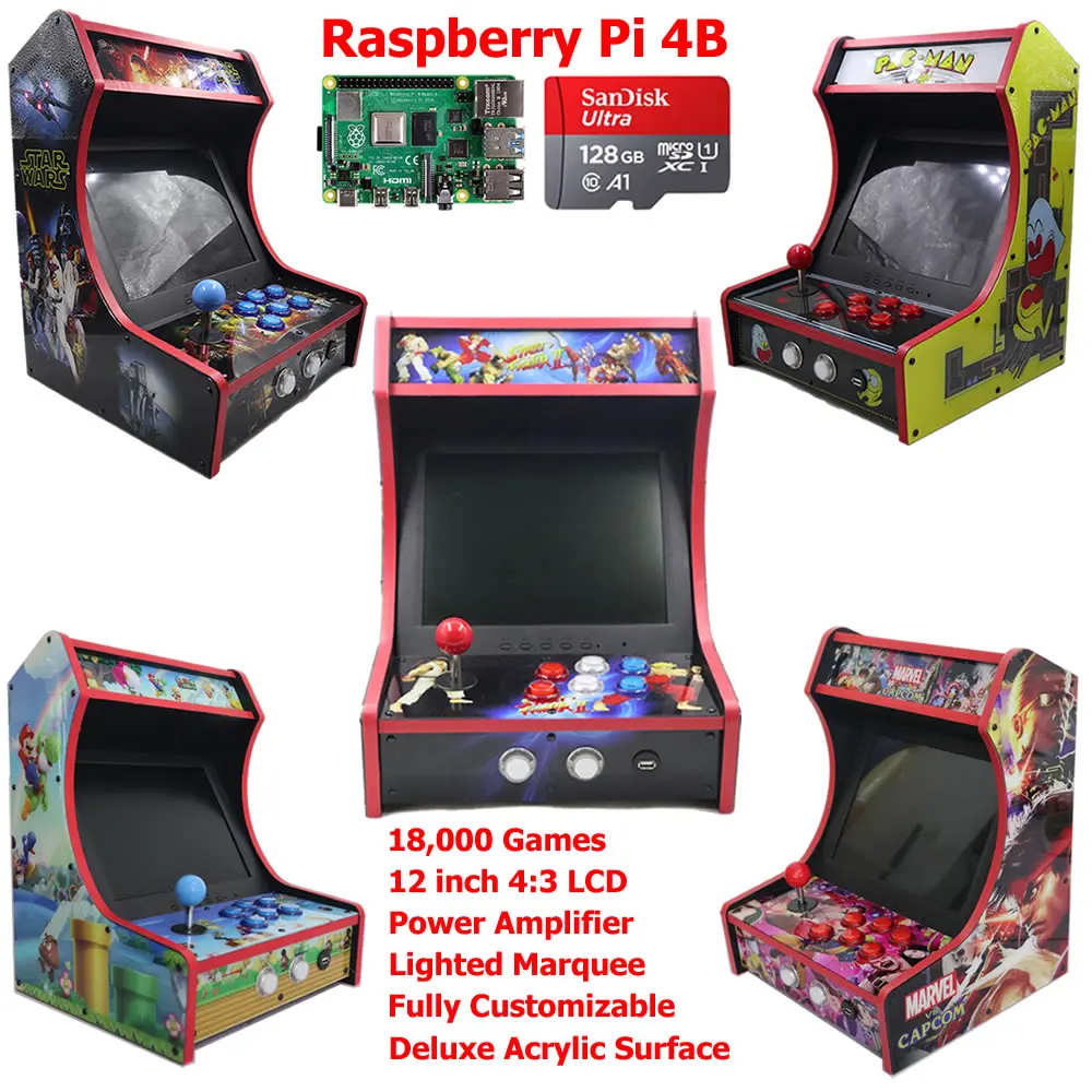 Raspberry pi 2024 4 arcade