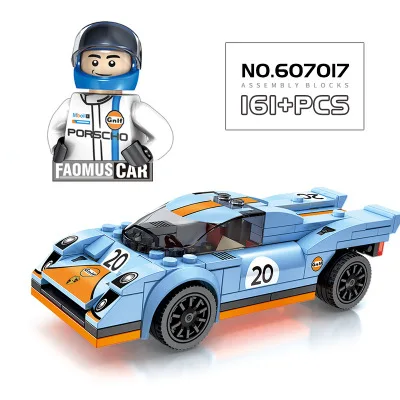 10 шт SD607017 Racing Veyron SF16-H AMG-GT3 M-7205 конструкторных блоков, Детские кубики Детский подарок развивающие детские игрушки