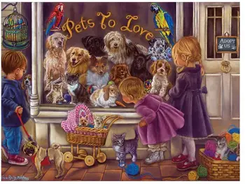 

Children Embroidery Mosaic Craft Pets Dogs Diamond Painting Kits Crystal Picture Wall Paper Rhinestone Drawing Christmas Gift