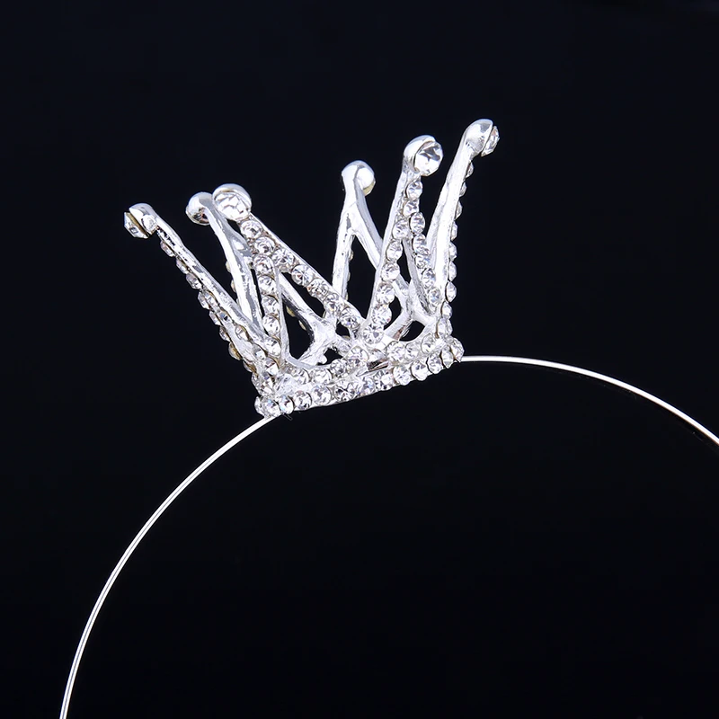 Женский ободок для волос TDQUEEN маленькая диадема девушки Золотая тиара с