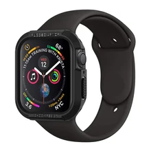Прочный бронированный защитный чехол для apple watch 44 мм 40 мм 42 мм iwatch apple watch 6/5/4/3/2/SE, мягкий ударопрочный защитный чехол из ТПУ Прочный бронированный защитный чехол для apple watch 44 мм 40 мм 42 мм iwatch apple watch 6/5/4/3/2/SE, мягкий ударопрочный защитный чехол из ТПУ
