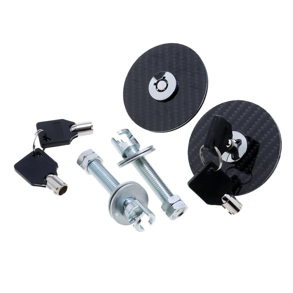 Universal Racing Aluminum Mount Bonnet  Over Hood Latch Pin Kit