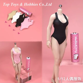 

In stock 1/12 female action figure CF007 swimsuit underwear sexy one-piece swimsuit beach suit rubberized female model