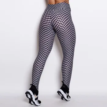 

High Quality Women Print Leggings No Transparent Push Up Workout Legging High Waist Elastic Pants Mujer Jeggings black leggings