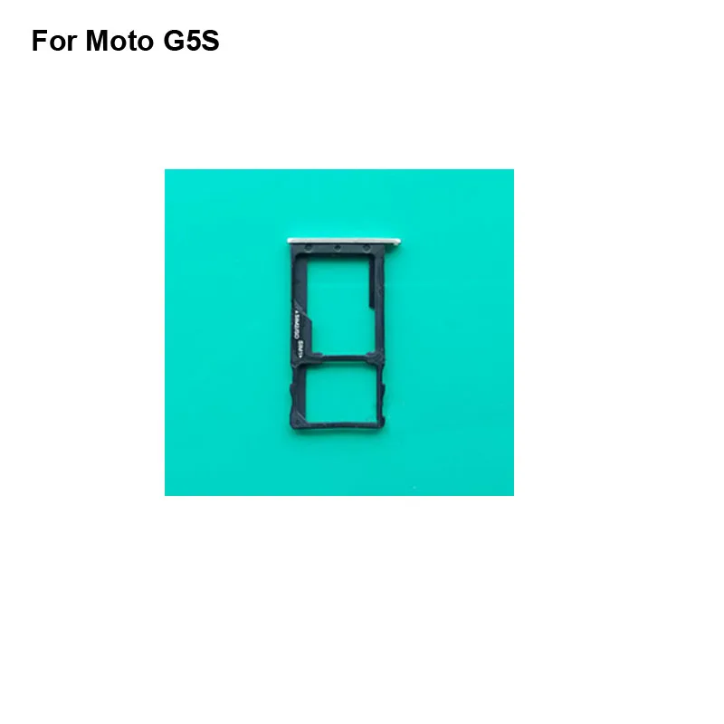 

2PCS For Moto G5S XT1799-2 New Tested Sim Card Holder Tray Card Slot For Moto G 5S Sim Card Holder Replacement