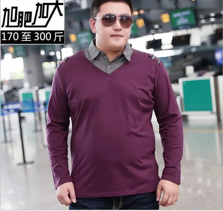 Мужская рубашка поло размера плюс 6xl 7xl 9xl, свободная Мужская Повседневная рубашка с длинным рукавом, рубашки с воротником, верхняя одежда, брендовая мужская одежда s