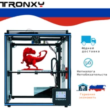 Модернизированный 3d принтер Tronxy X5SA DIY комплекты с сенсорным экраном автоматический уровень большой размер печати 330*330 мм Тепловая кровать 3d машина Датчик накаливания