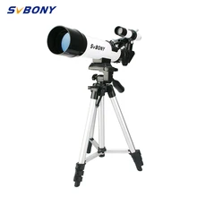 SVBONY высокое качество 60420 рефракционный 70 мм Детский астрономический телескоп с широким углом мощный зум телескоп со штативом