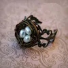 MDNEN Fashion Vintage Bird Nest Pearl Ring Love Nest For Women Engagement Anniversary Birthday Jewelry Ring ► Photo 2/6