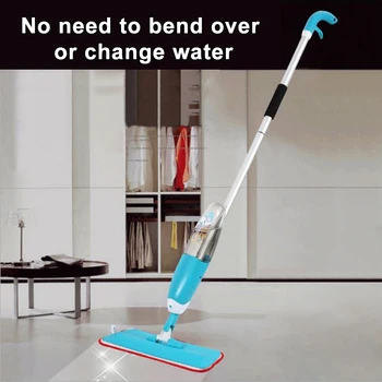 

Magic Spray Mop Wooden Floor with Reusable Microfiber Pads 360 Degree Handle Home Windows Kitchen Mop Sweeper Broom 3