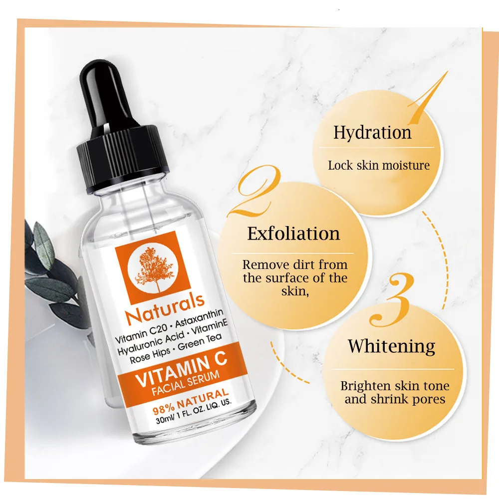 MO TULIP Vitamin C Whitening Serum Hyaluronic Acid Face Cream & Vitamin E - Organic Anti-Aging Serum for Face Eye Treatment MO TULIP Vitamin C Whitening Serum Hyaluronic Acid Face Cream & Vitamin E - Organic Anti-Aging Serum for Face Eye Treatment