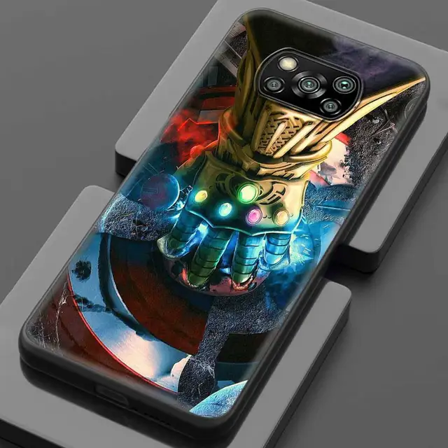 Case For Xiaomi POCO X3 NFC X3 M3 M4 Pro F3 GT F1 Coque for Mi 11T 10T Pro 9T 11 Note 10 Lite Civi Fundas Marvel Avengers Comics B12