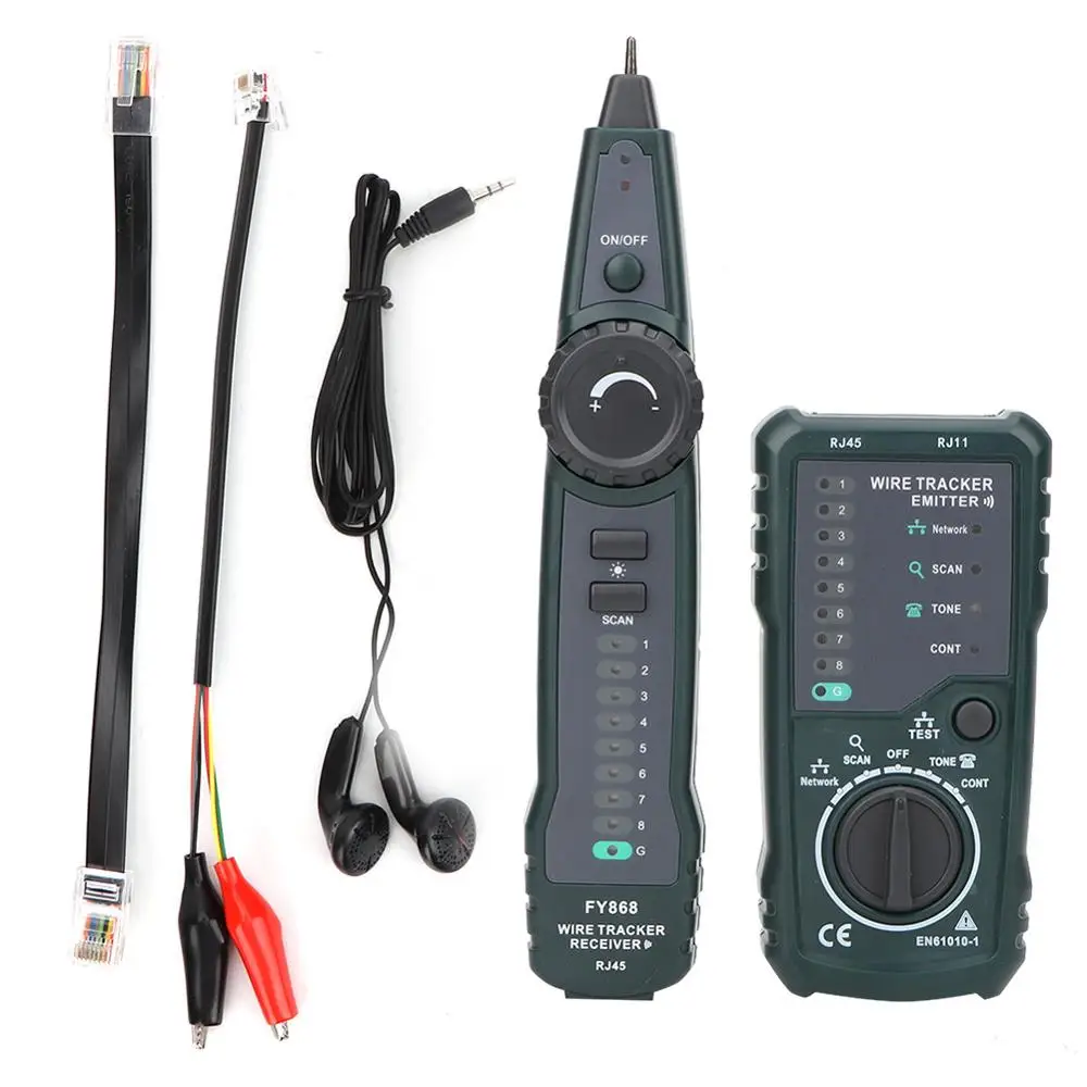 FY868 Multi-function Networking Tools Telephone Network Wire Hand-held Cable Testing Tool Wire Tester afbeelding