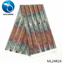 LIULANZHI нигерийская Анкара Лента ткань мягкие принты швейная ткань Tissu 5 ярдов африканская Лента ткань ML24R16-31