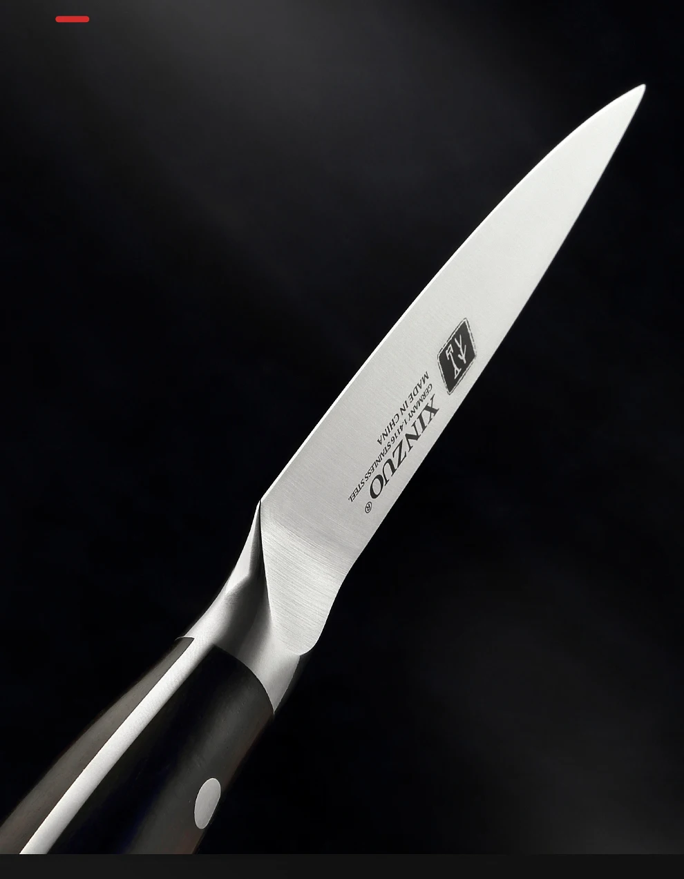xinzuo faca de cozinha ergonômica alemanha faca de cozinha profissional em aço inoxidável com cabo ergonômico para polegadas