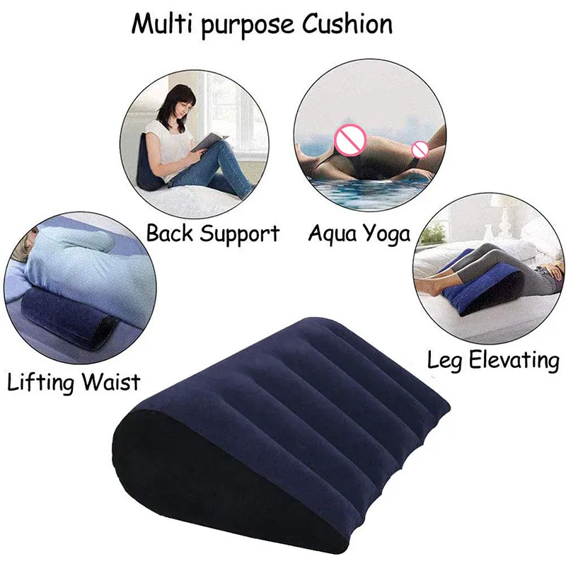 Sex toys Inflatable Pillow For Sex Pillow Toys Couples Games Body Pillows Wedge Shaped Cushion Sofa Adults Sex Furnitures Bdsm Shop