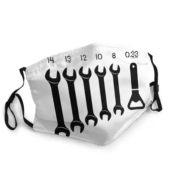 

Screw Wrench Opener Mechanic Reusable Mouth Face Mask Car Fix Engineer Dust Protection Mask Respirator Muffle