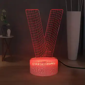 

Cartoon LED Night Light Alphabet 3D Illusion Table Lamp USB Touch Sleeping Lamp Creative Colored Child Desk Lamp Kids Gift