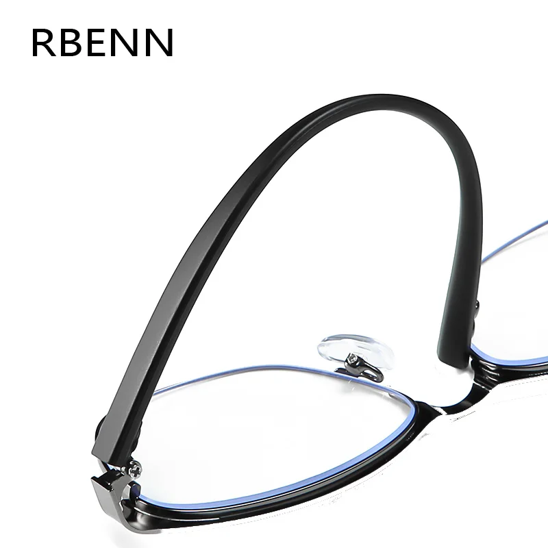 RBENN Reading Glasses Retro Metal Cat Eye Women Blue Light Blocking Presbyopia Eyeglasses Diopter +1.0 1.5 2.0 2.5 3.0 3.5